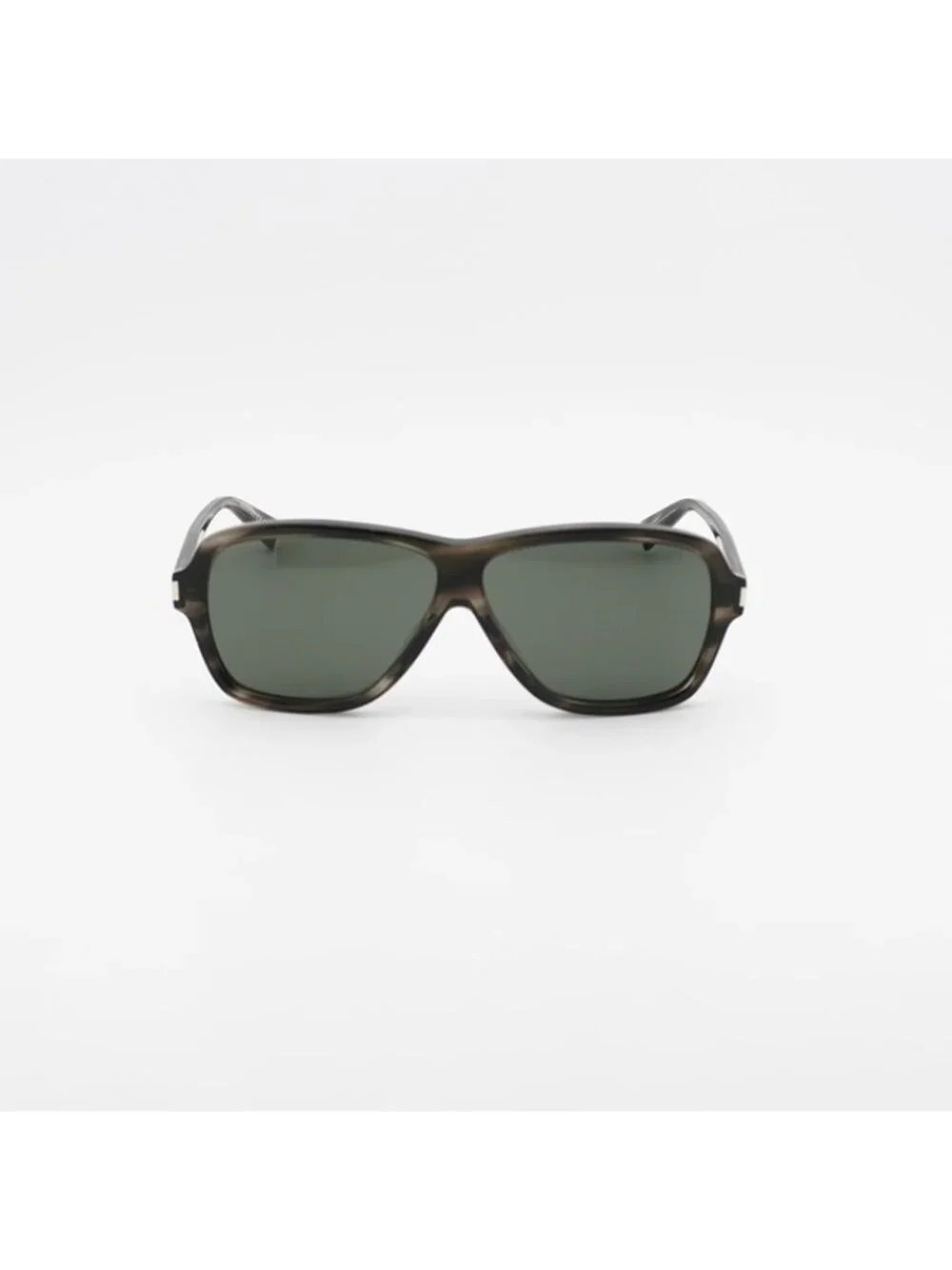 Saint Laurent SL609 CAROLYN 004 Sunglasses Havana Aviator Frame, Grey Lenses